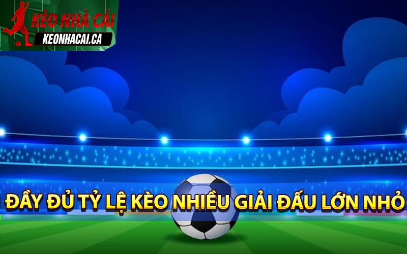 Bảng kèo nhà cái cung cấp tỷ lệ cược nhiều giải đấu lớn nhỏ trên toàn thế giới