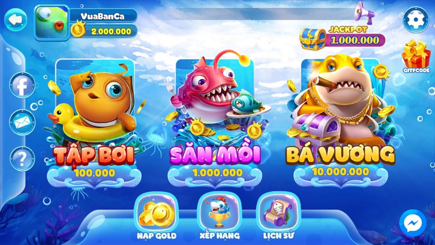 Những chế độ chơi độc đáo của game trùm bắn cá